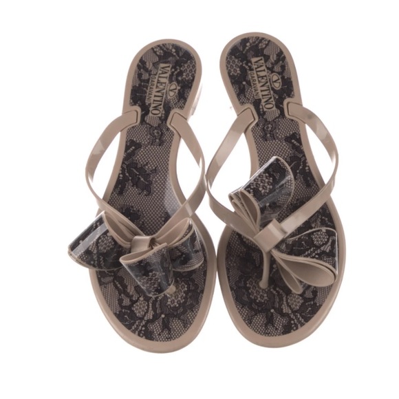 Valentino Shoes - VALENTINO | Rubber Bow Accents Sandals size 5